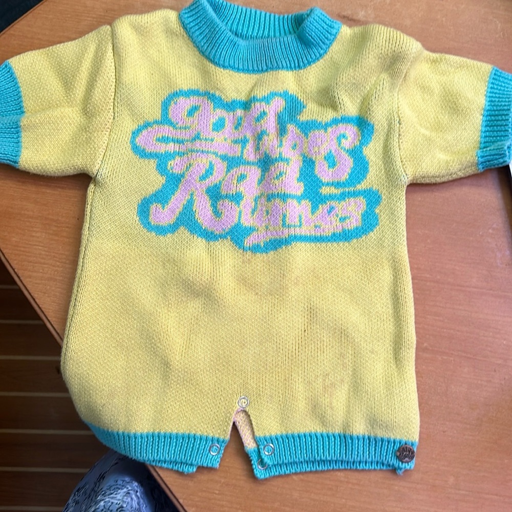 Yellow and Blue Kids One Piece